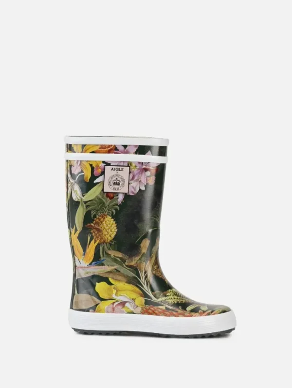 Danefæ AIGLE Lolly pop Kid Black KEW GARDEN | Børn Gummistøvler | Sko