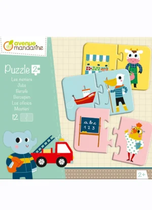 Danefæ Avenue M Puzzle 2 Pcs | Puslespil Og Spil