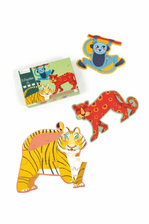 Danefæ Avenue M Puzzle 3XL Jungle Hairy Animals | Puslespil Og Spil