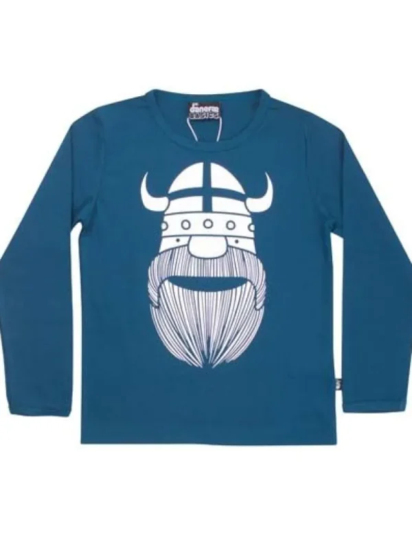 Danefæ BASIC Longsleeve Blue duck ERIK | Børn Bluser