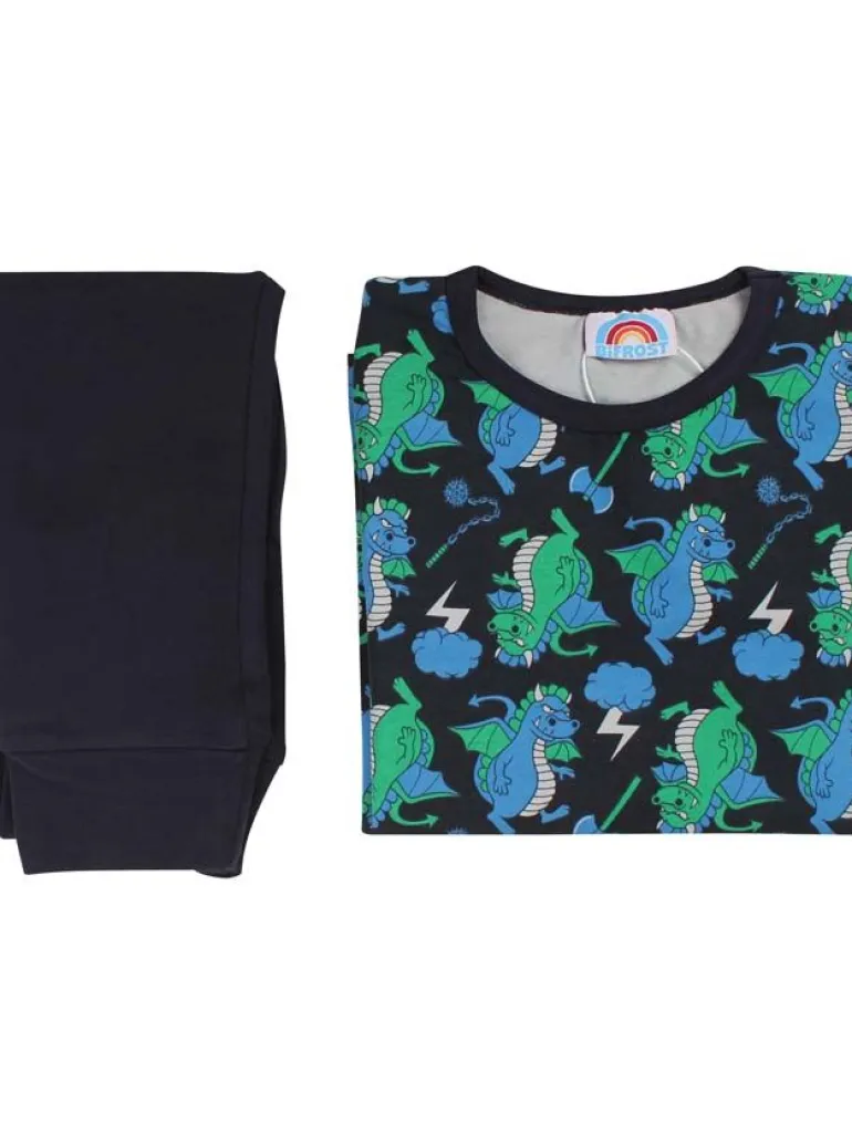 Danefæ BIFROST - Slumber Nightwear Dk Navy DRAGONS | Børn Nattøj