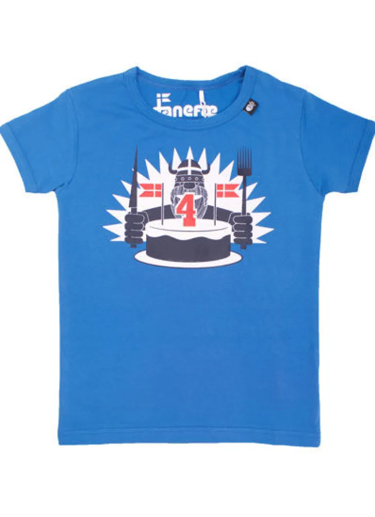 Danefæ Birthdayboy SS Soft Blue ERIK | Børn T-shirts