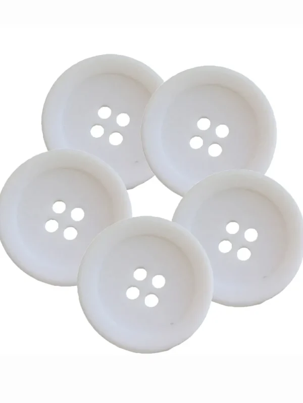 Danefæ Buttons White 2 | Dame Diverse