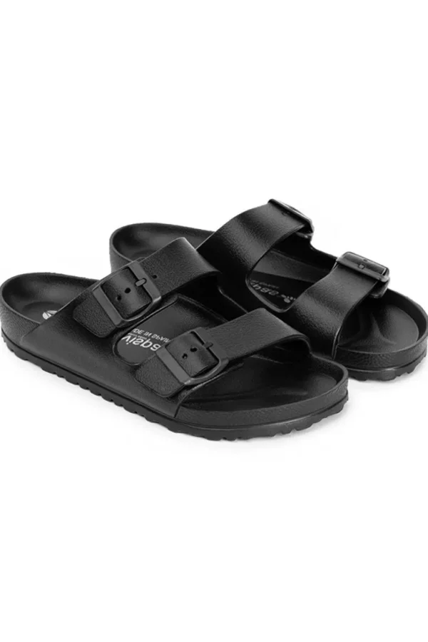 Danefæ Calzame - Coachella Bio EVA Sandal Black | Dame Sandaler