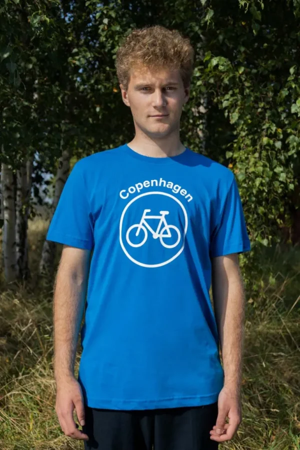 Danefæ CYCLECPH Cycle Tee Royal Blue CYCLE (white) | T-shirt
