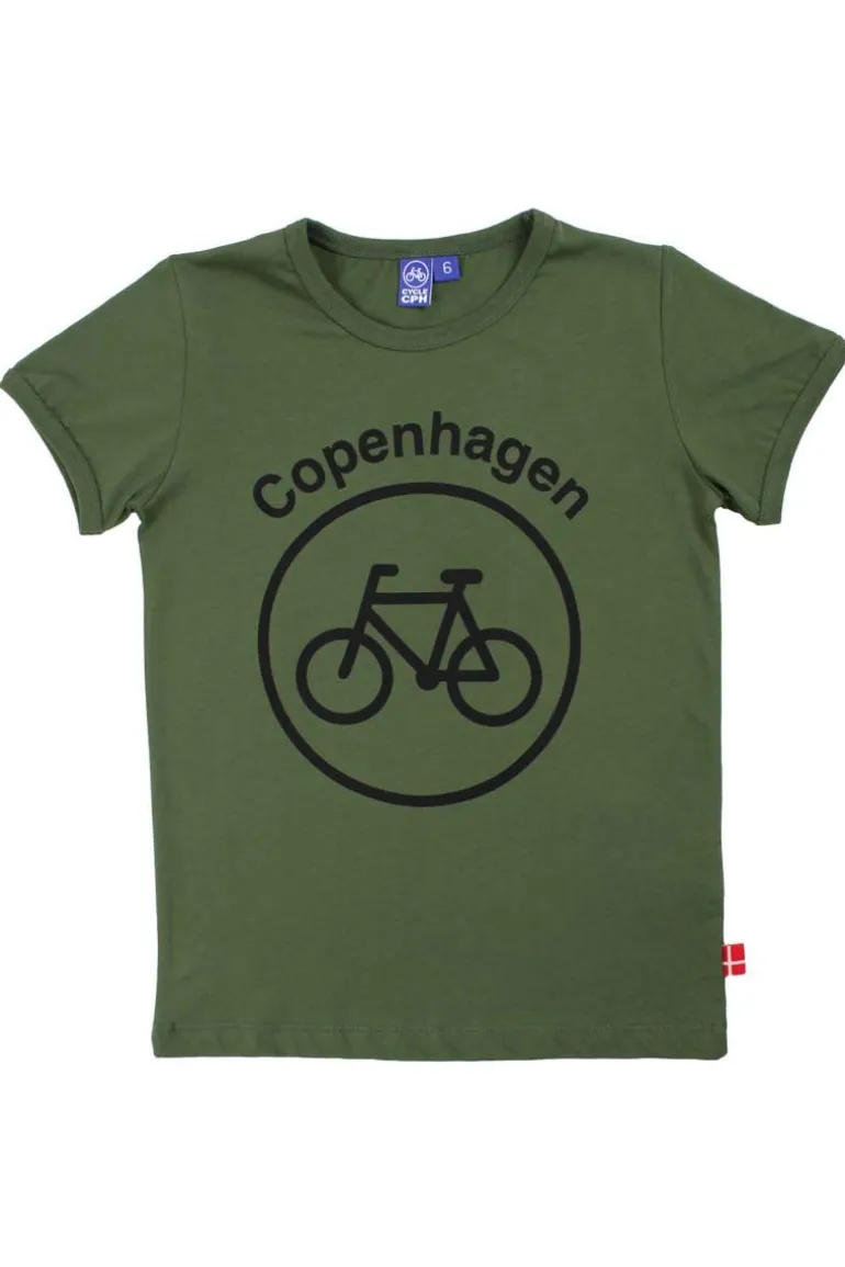 Danefæ CYCLECPH Kids Cycle Tee Army CYCLE (black) | Børn T-shirts