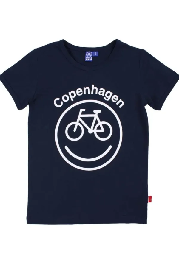 Danefæ CYCLECPH Kids Smilecycle Tee Navy CYCLE (white) | Børn T-shirts