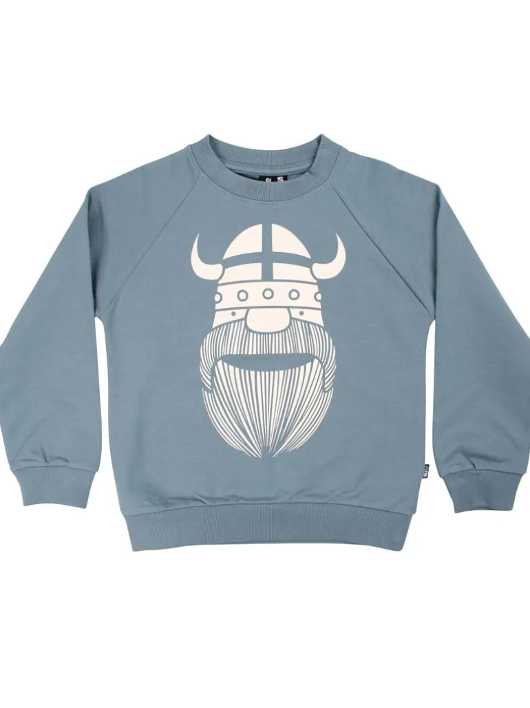 Danefæ Danamerika Sweat Blue Grey ERIK | Børn Sweatshirts