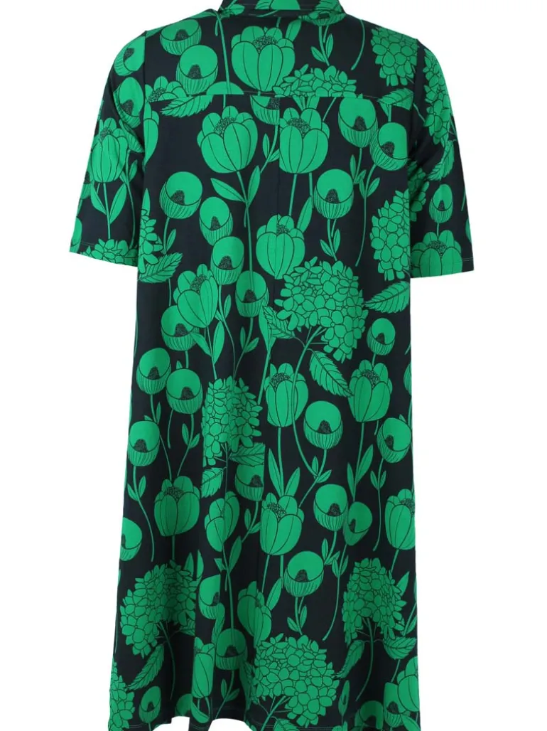 Danefæ Dananemone LS Modal Dress Dark Navy HORTENSIA | Dame Kjoler