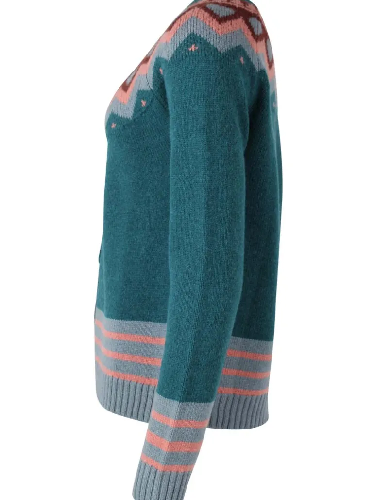 Danefæ Dananja Wool Cardigan Dark Slate | Dame Cardigan | Strik