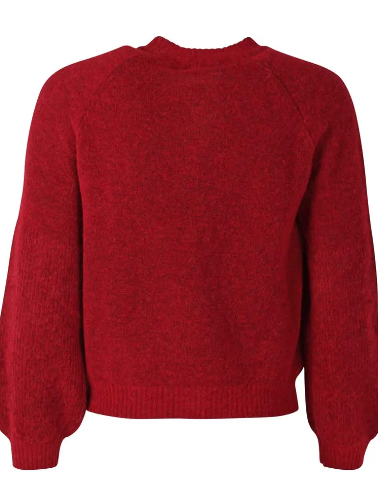 Danefæ Danarnaq Alpaca Cardigan Bordeaux | Dame Cardigan | Strik