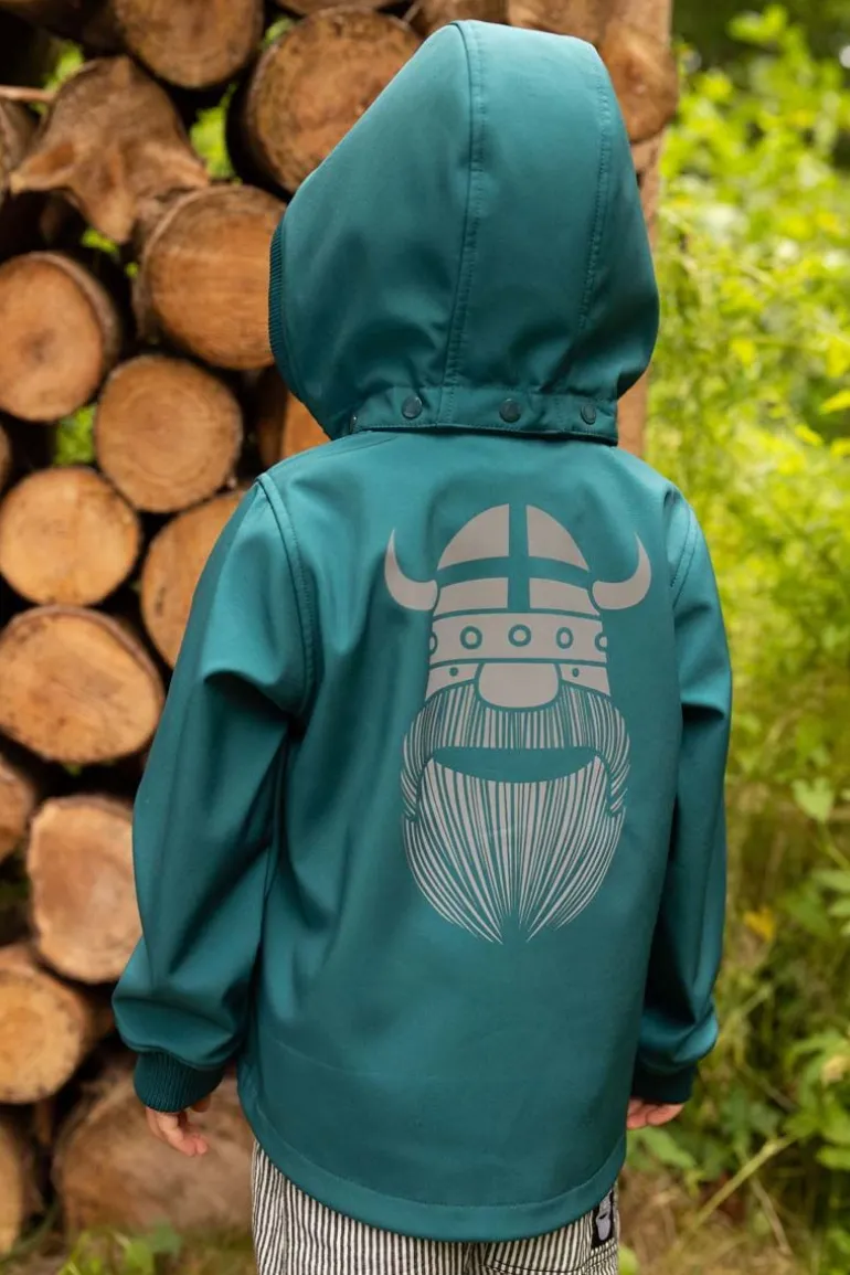 Danefæ Danebandit Softshell Dark Duck REFLECTIVE ERIK | Børn Softshelljakker