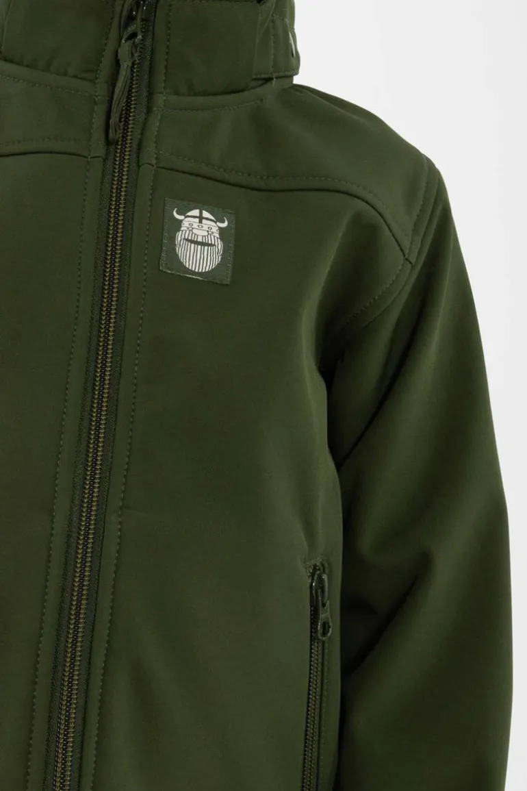 Danefæ Danebandit Softshell Dark Army | Børn Softshelljakker