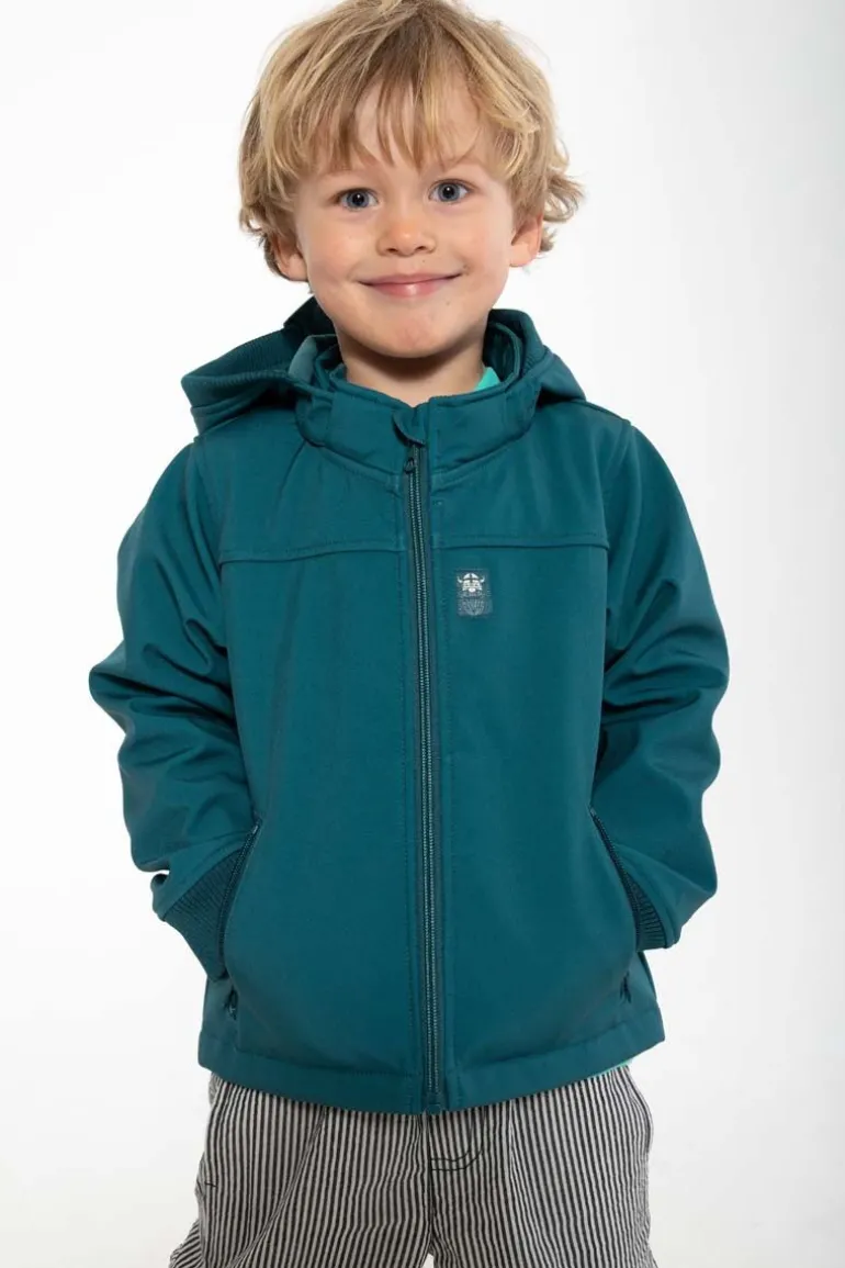 Danefæ Danebandit Softshell Dark Duck REFLECTIVE ERIK | Børn Softshelljakker