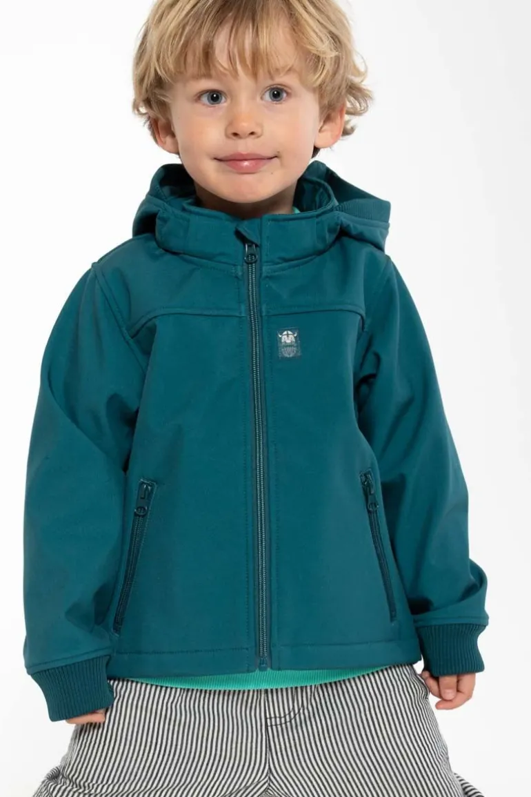 Danefæ Danebandit Softshell Dark Duck REFLECTIVE ERIK | Børn Softshelljakker