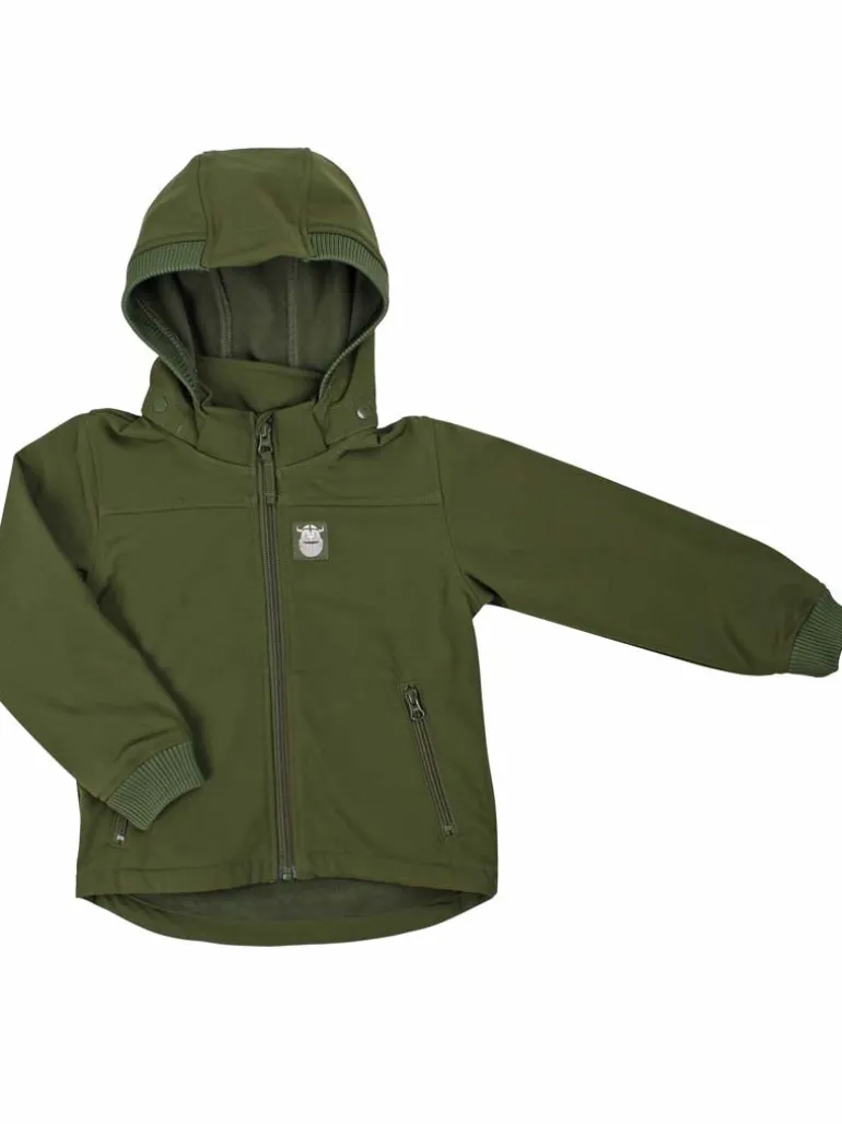 Danefæ Danebandit Softshell Dark Army | Børn Softshelljakker