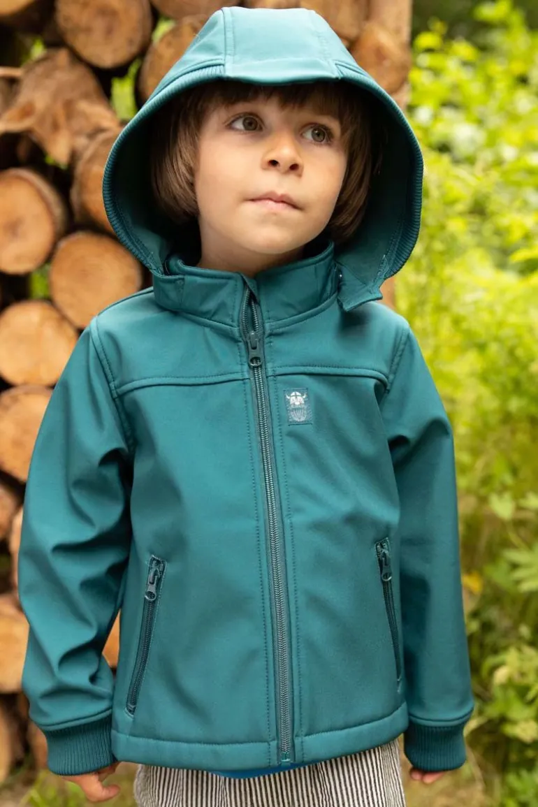 Danefæ Danebandit Softshell Dark Duck REFLECTIVE ERIK | Børn Softshelljakker