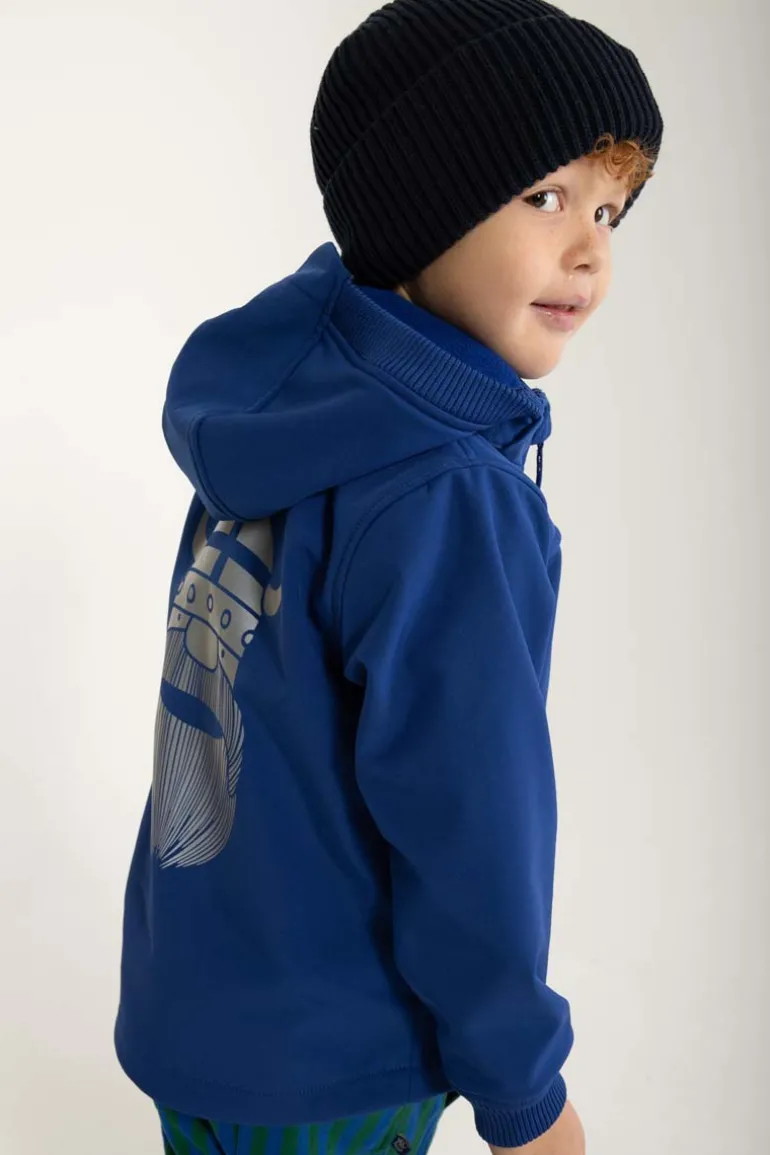 Danefæ Danebandit Softshell Deep Blue | Børn Softshelljakker