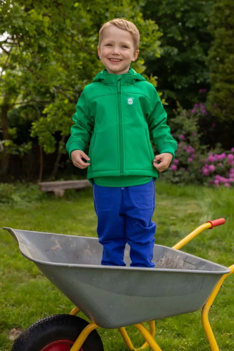 Danefæ Danebandit Softshell Grass Green | Børn Softshelljakker