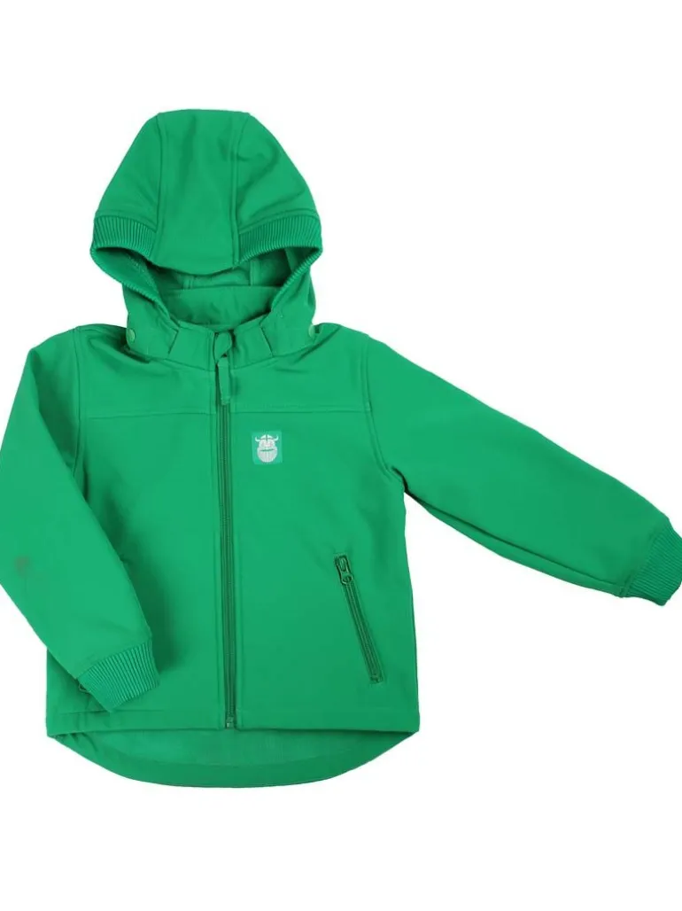 Danefæ Danebandit Softshell Grass Green | Børn Softshelljakker
