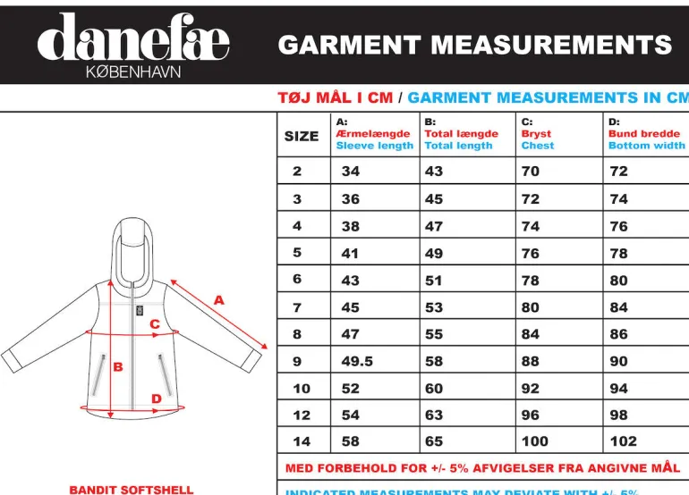Danefæ Danebandit Softshell | Børn Softshelljakker