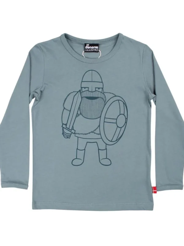 Danefæ Danebasic Longsleeve Blue Grey HARALD | Børn Bluser