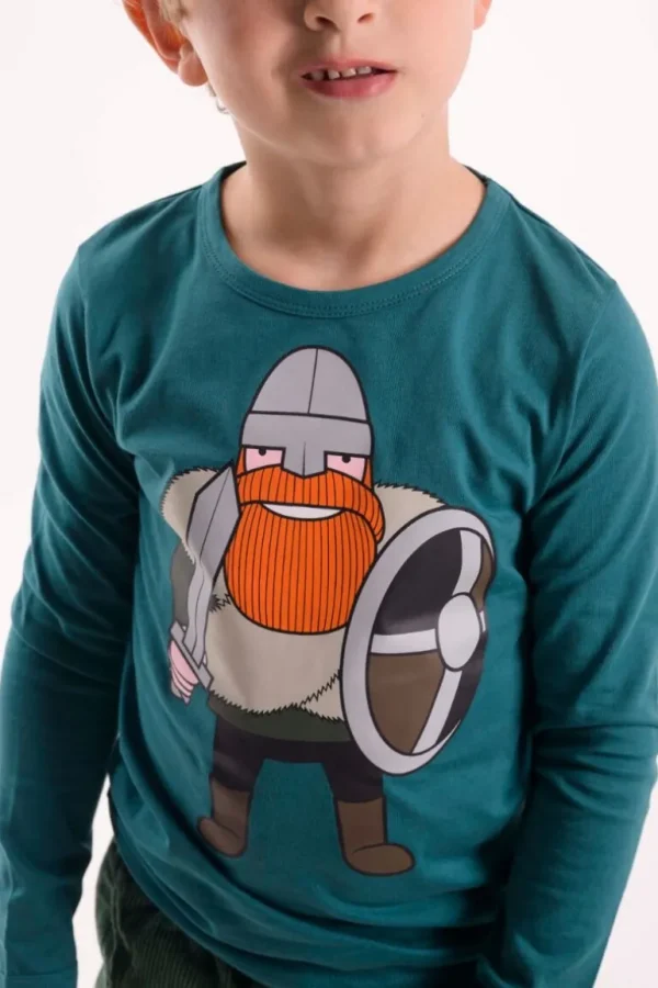 Danefæ Danebasic Longsleeve Dark Duck RAGNAR | Børn Bluser