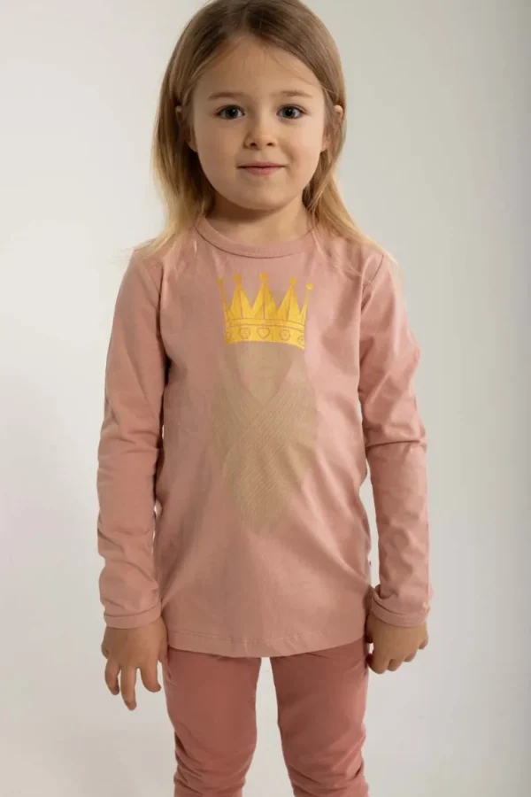 Danefæ Danebasic Longsleeve Gentle Rose PRINSESSE | Børn Bluser