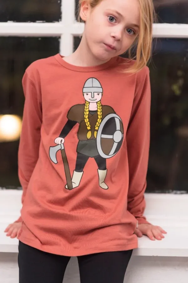 Danefæ Danebasic Longsleeve Grey Rose SIF | Børn Bluser