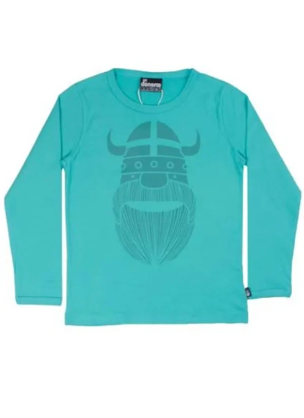 Danefæ Danebasic Longsleeve Lagoon Green ERIK | Børn Bluser