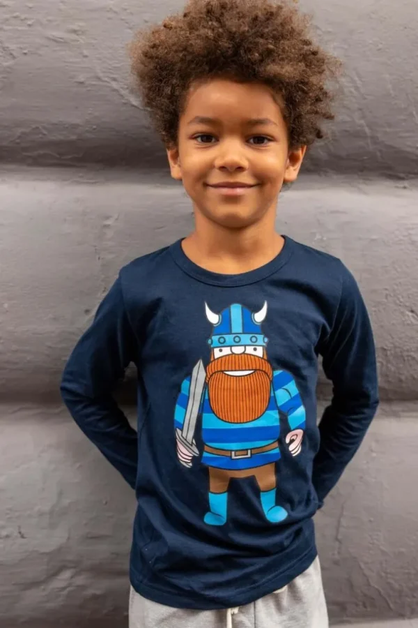 Danefæ Danebasic LS X Navy ERIKDINVEN | Børn Bluser