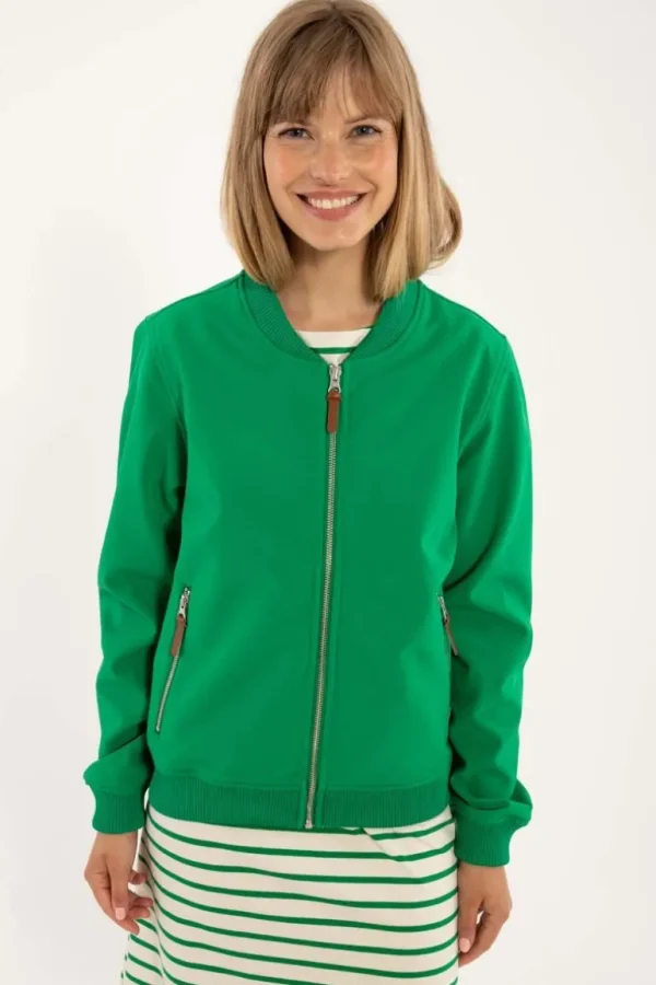 Danefæ Danebea Softshell Bomber Grass Green | Dame Softshell Frakker