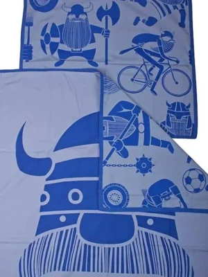 Danefæ Danebed linen Baby Marine/ porcelaine blue ERIK | Sengetøj | Tekstiler