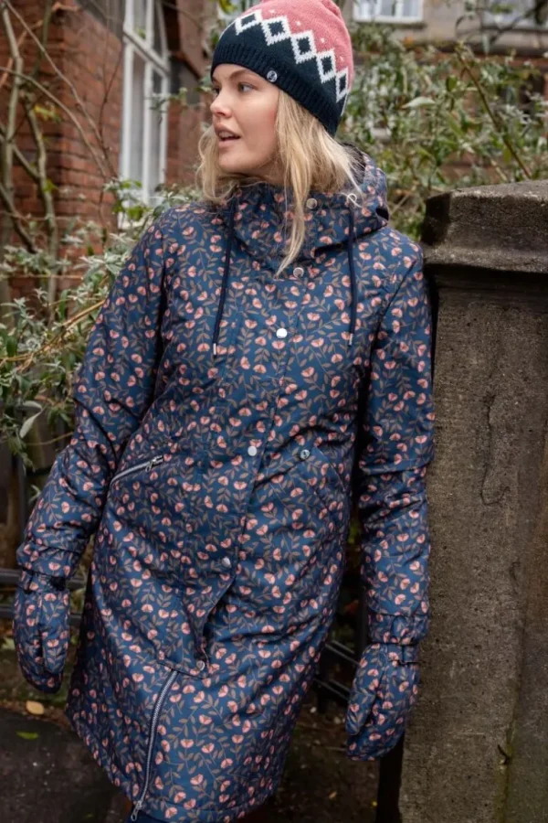 Danefæ Danebrunhilde Winter Parka Navy FLEURIE | Dame Vinterfrakker