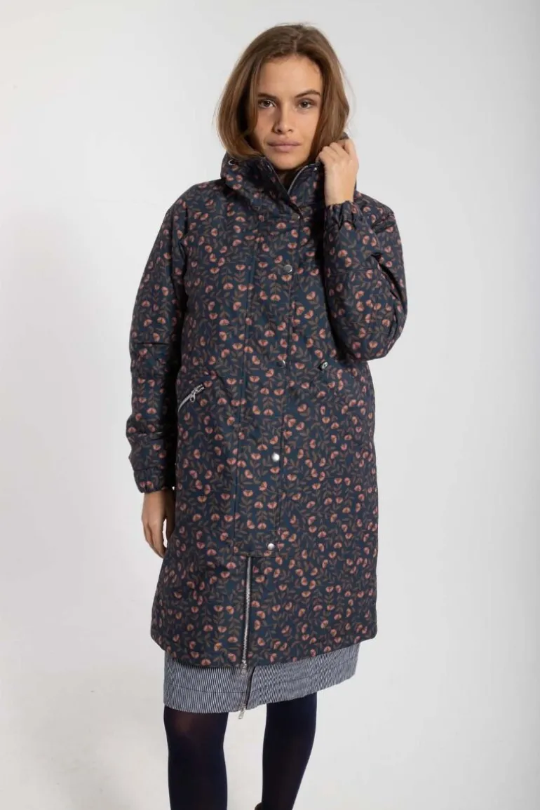 Danefæ Danebrunhilde Winter Parka Navy FLEURIE | Dame Vinterfrakker