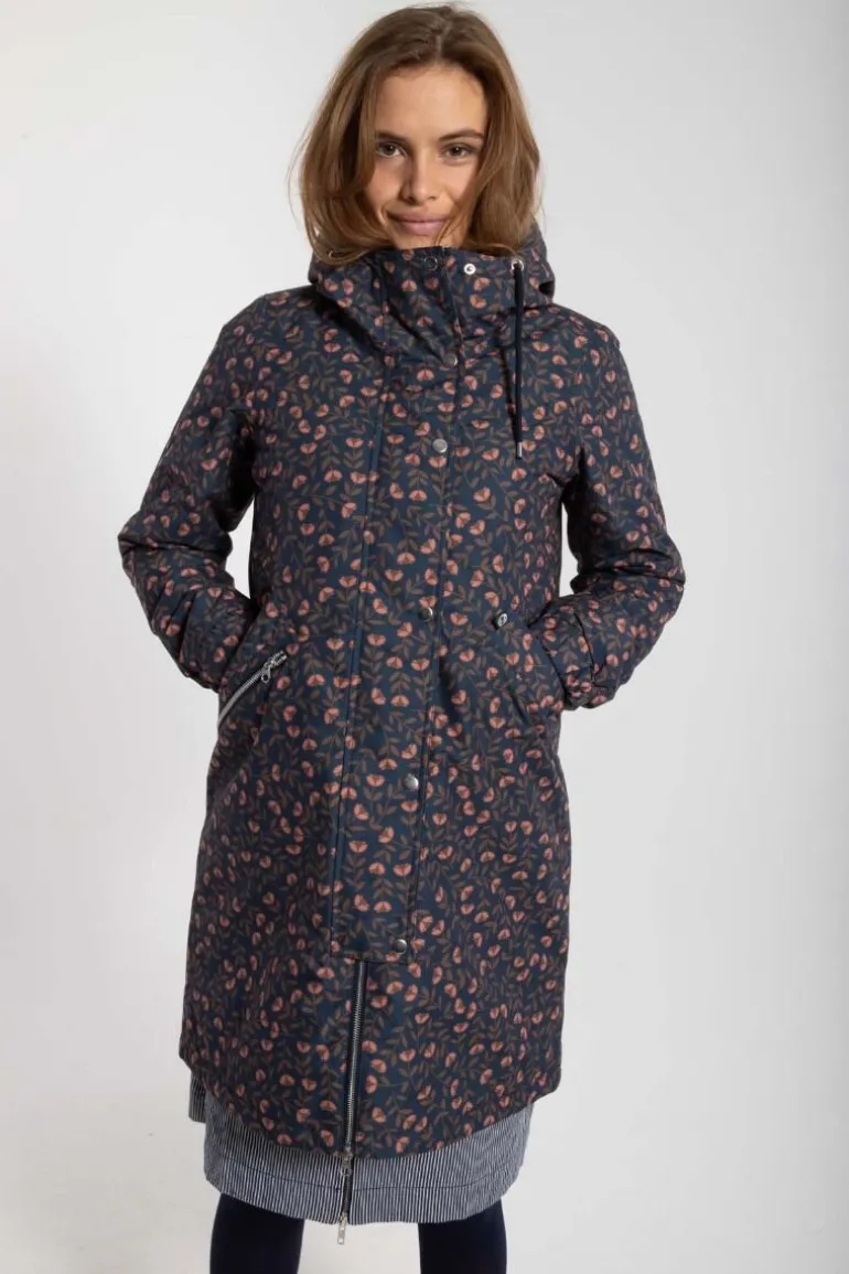 Danefæ Danebrunhilde Winter Parka Navy FLEURIE | Dame Vinterfrakker