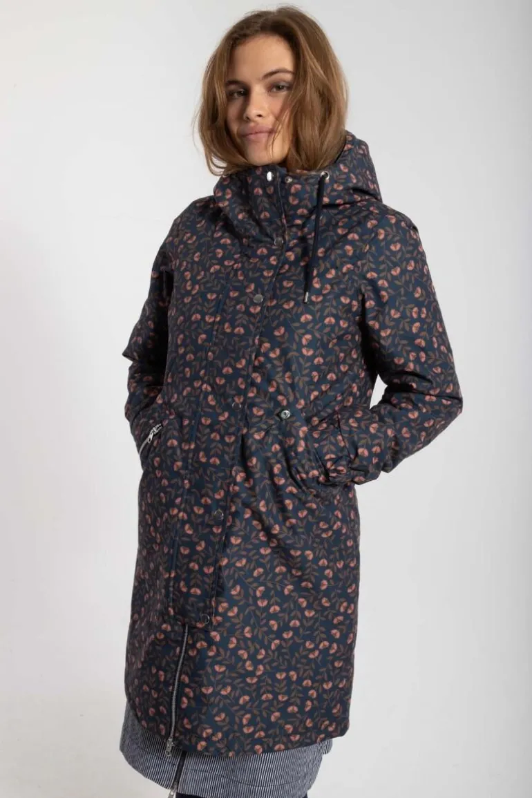 Danefæ Danebrunhilde Winter Parka Navy FLEURIE | Dame Vinterfrakker
