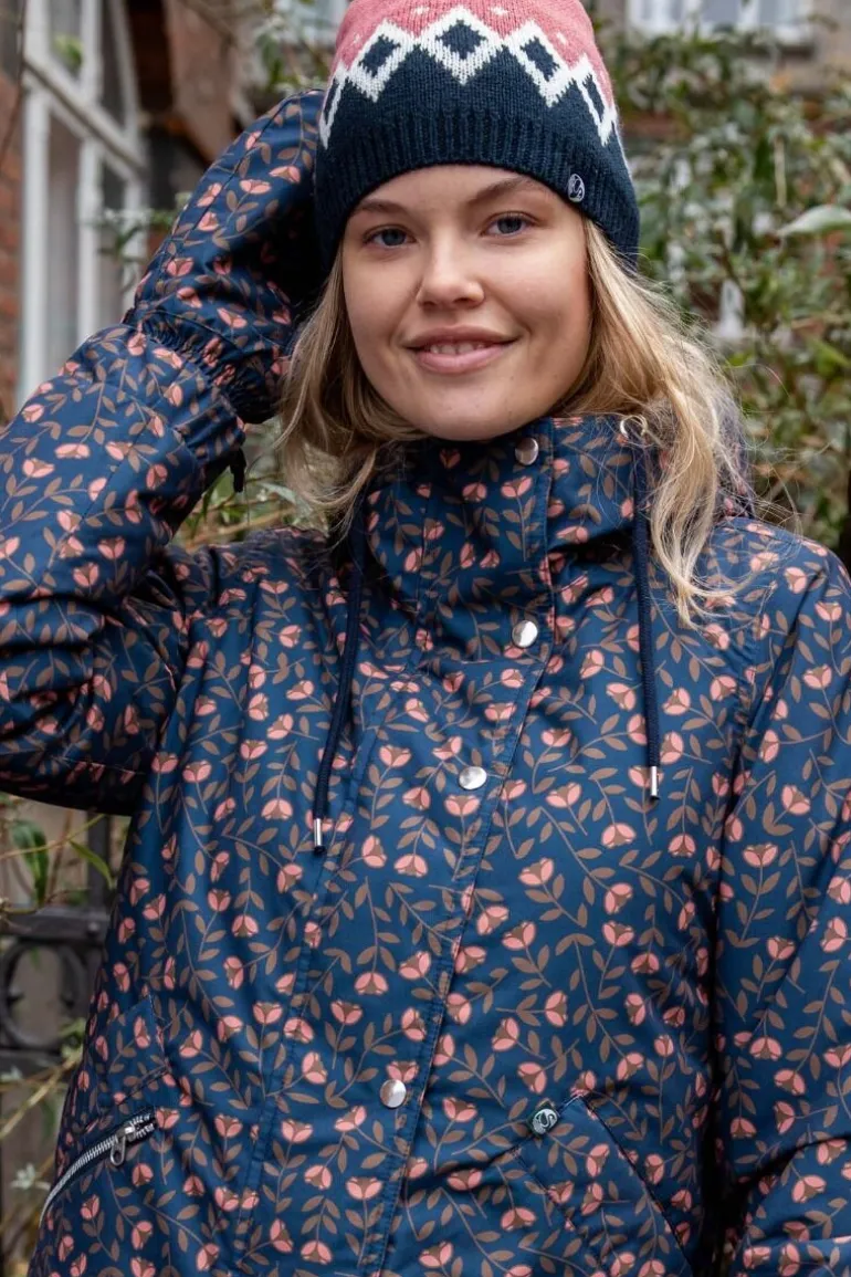 Danefæ Danebrunhilde Winter Parka Navy FLEURIE | Dame Vinterfrakker