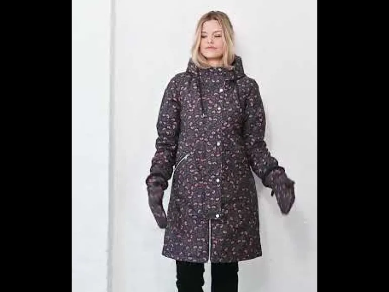 Danefæ Danebrunhilde Winter Parka Navy FLEURIE | Dame Vinterfrakker