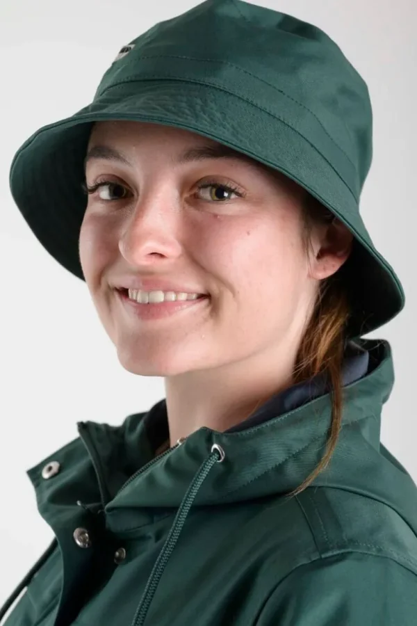 Danefæ Danebucket Rain Hat Deep Forest | Dame Huer | Regnfrakker
