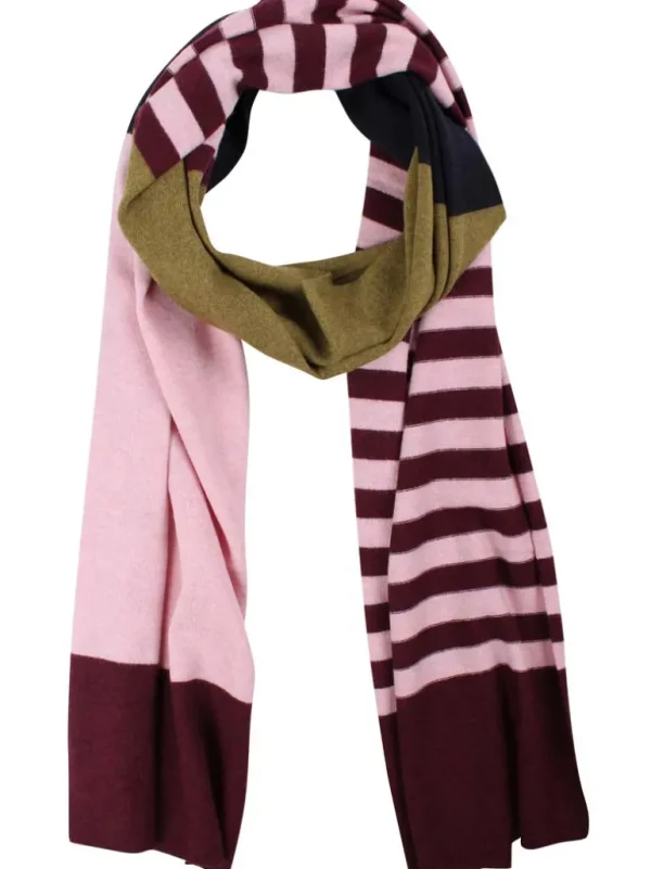 Danefæ Danebundle-up Merino Scarf Section Dark Bordeaux | Dame Tørklæder