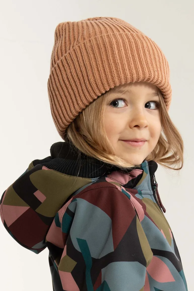 Danefæ Daneby Cotton Beanie Antique Rose | Børn Vanter Og Huer