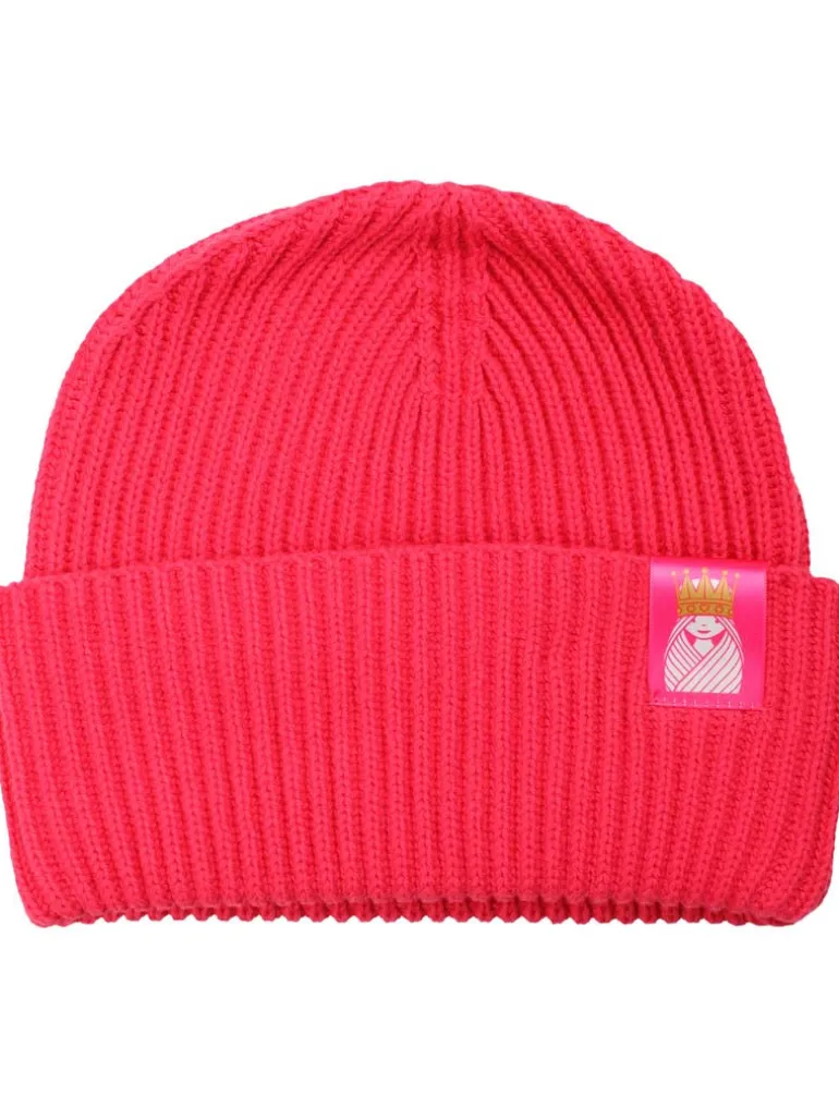 Danefæ Daneby Cotton Beanie Bright Pink | Børn Vanter Og Huer