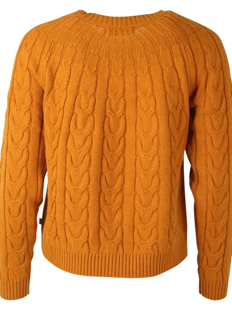 Danefæ Danecables Wool Sweater Golden Honey | Dame Strik