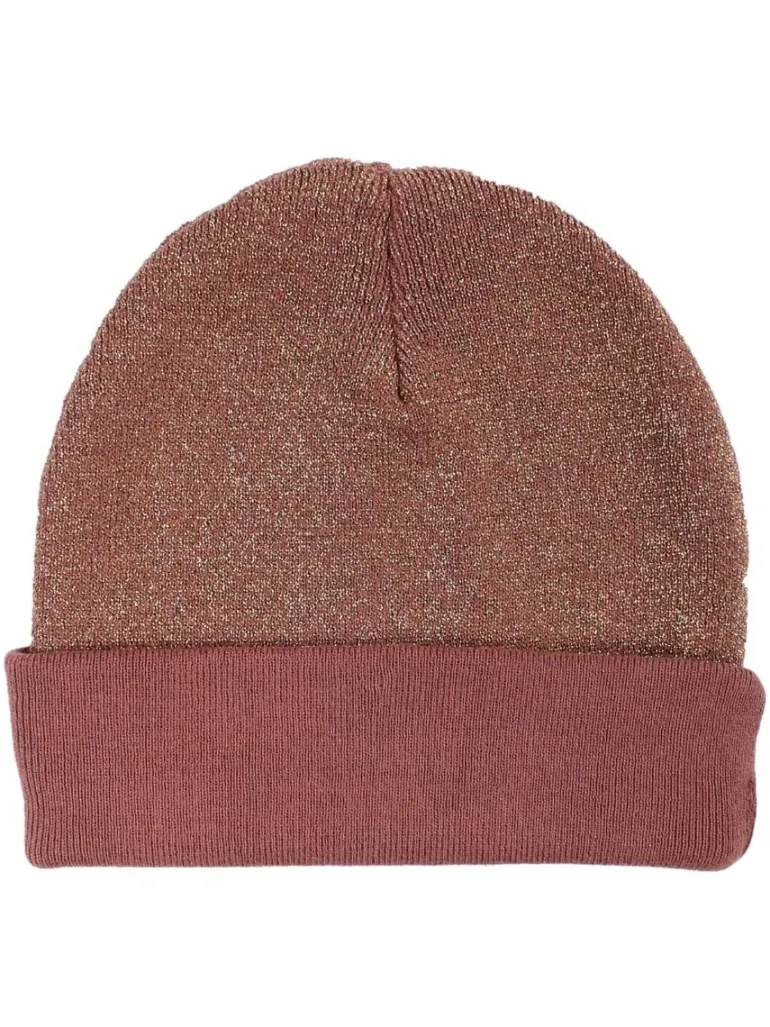 Danefæ Danecarmen Beanie Beige Rose w. Gold Glitter / Occer w. Glitter | Dame Huer