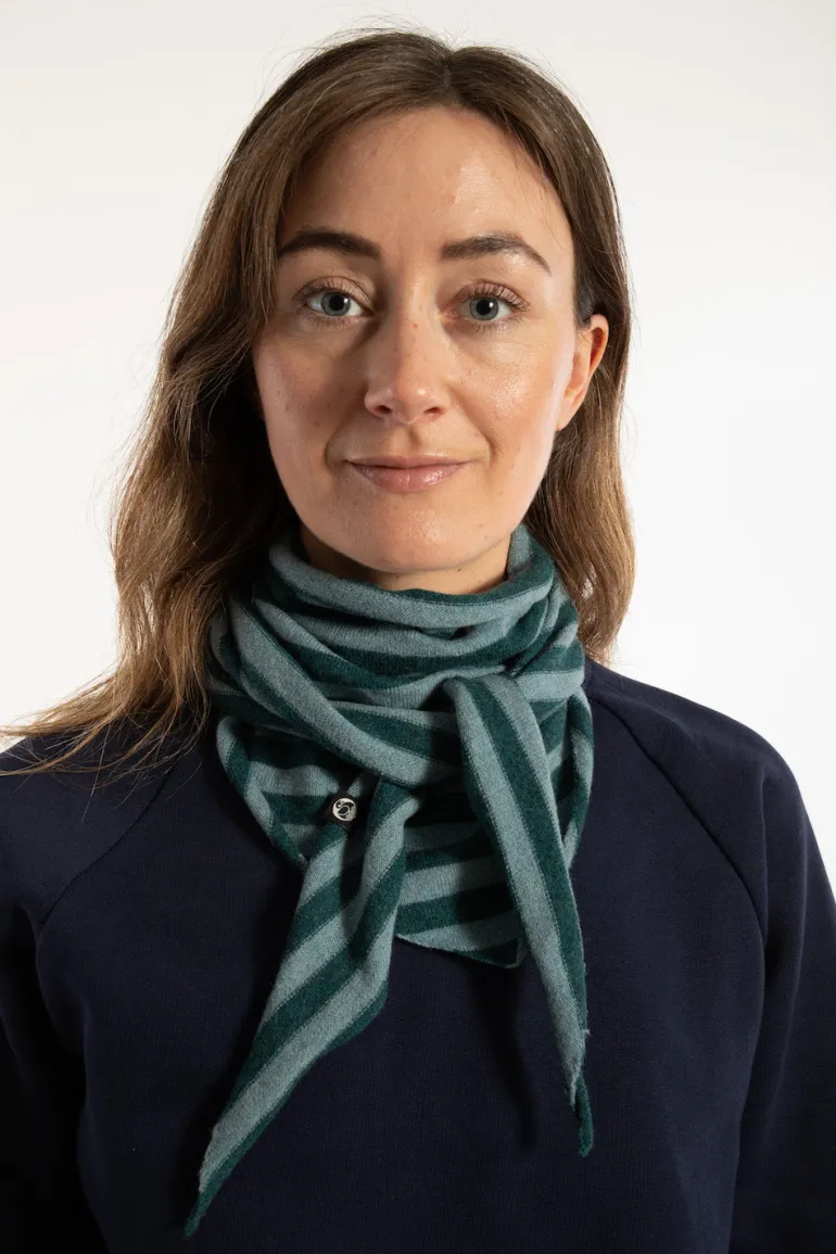 Danefæ Danechic Merino Scarf - Dk Slate/Blue Grey | Dame Tørklæder