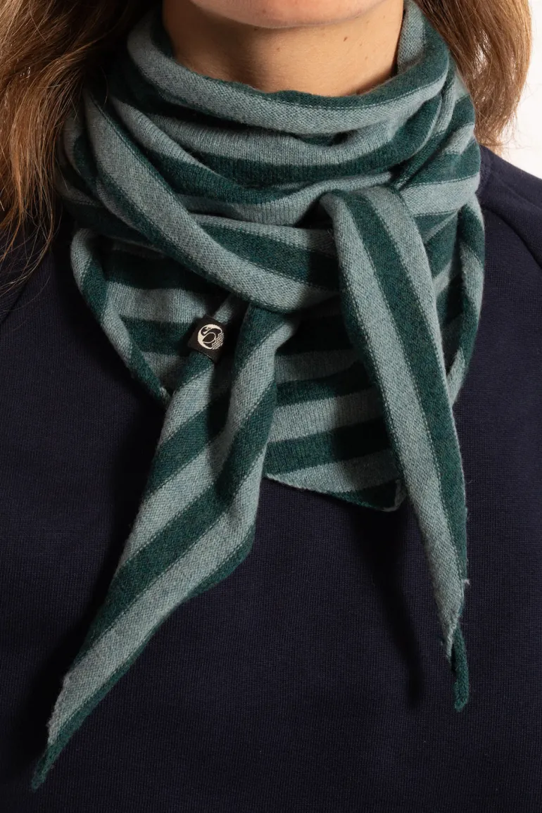 Danefæ Danechic Merino Scarf - Dk Slate/Blue Grey | Dame Tørklæder