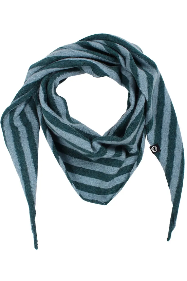 Danefæ Danechic Merino Scarf - Dk Slate/Blue Grey | Dame Tørklæder