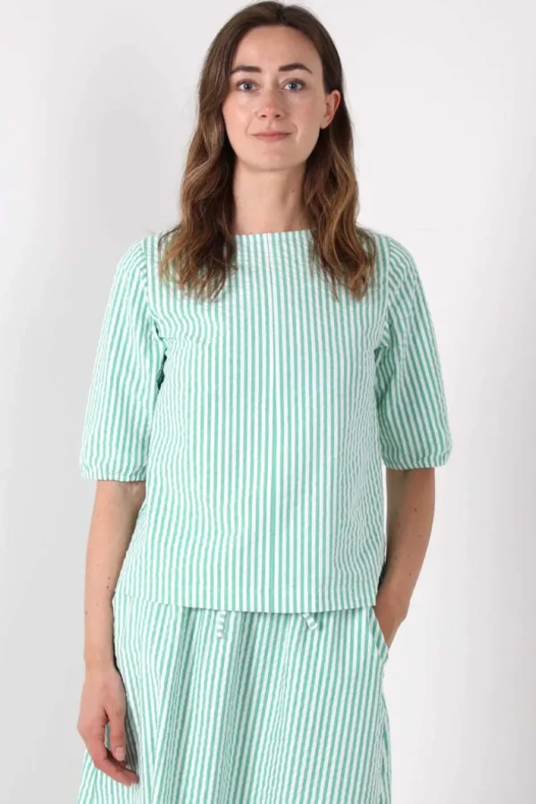 Danefæ Danecremant Heavy Searsucker Shirt | Dame Skjorter