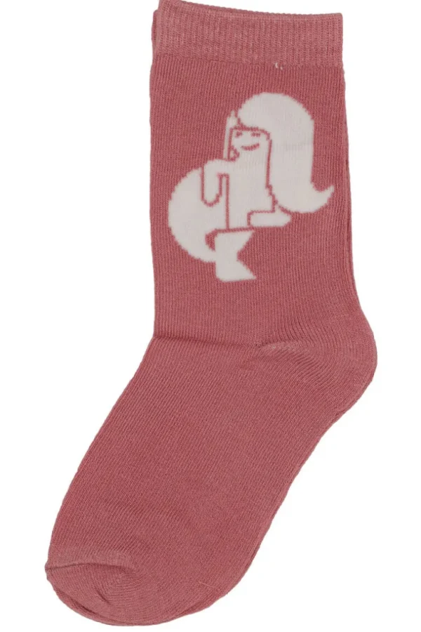 Danefæ Danedanmark Kids Socks Warm Rose HAVFRUE | Børn Strømper